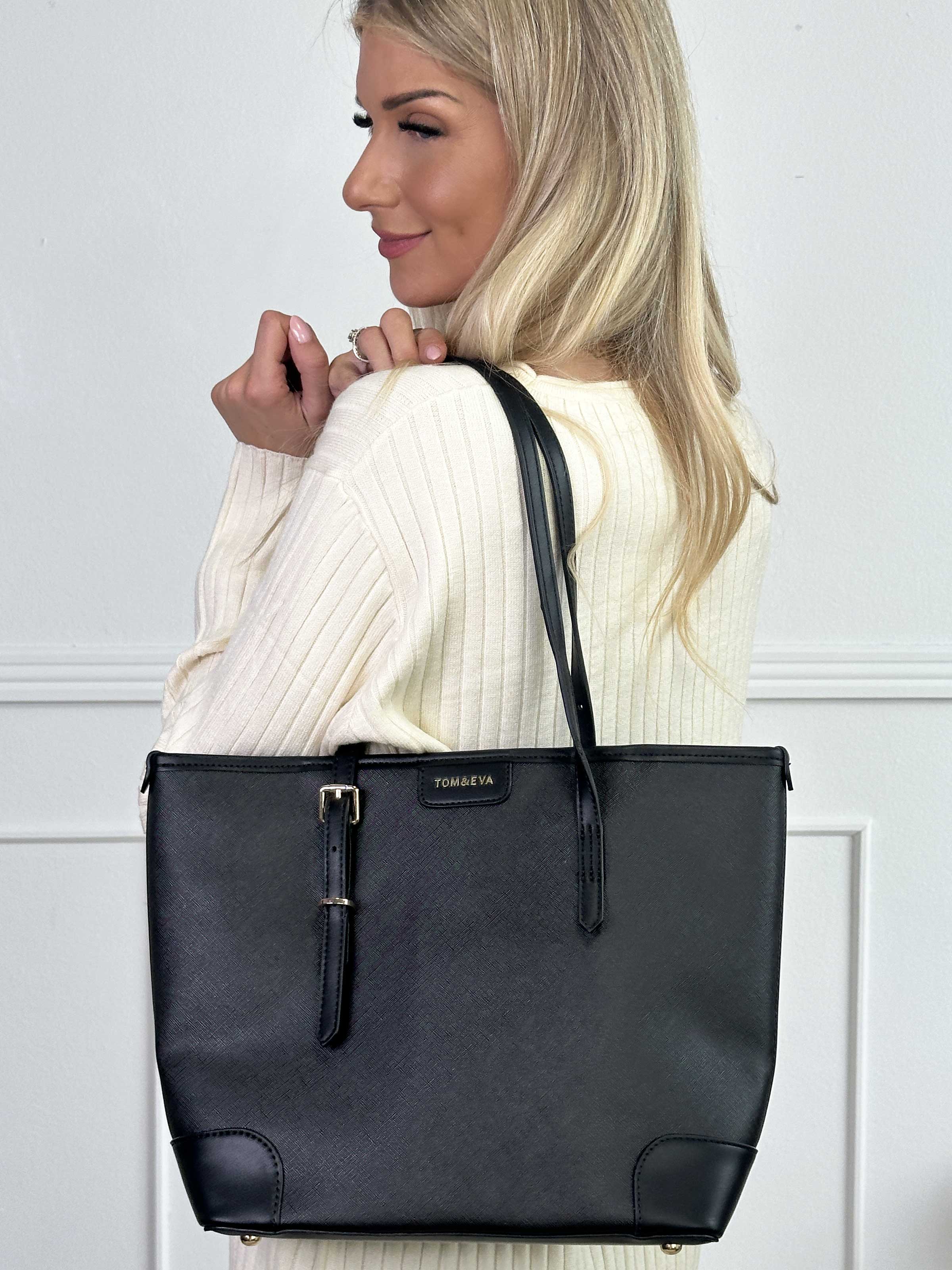 Randi - Shopper bag med justerbara axelband